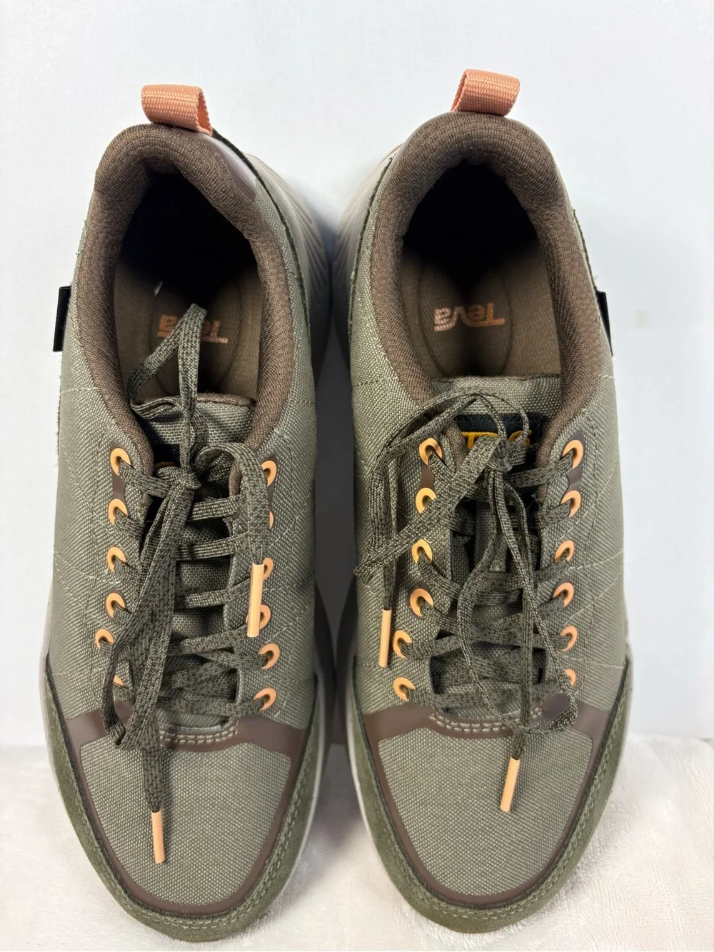 Teva Ellwood Women's Hiking Shoes Size 8.5 Olive Green Sneakers 1155271 NEW WOB